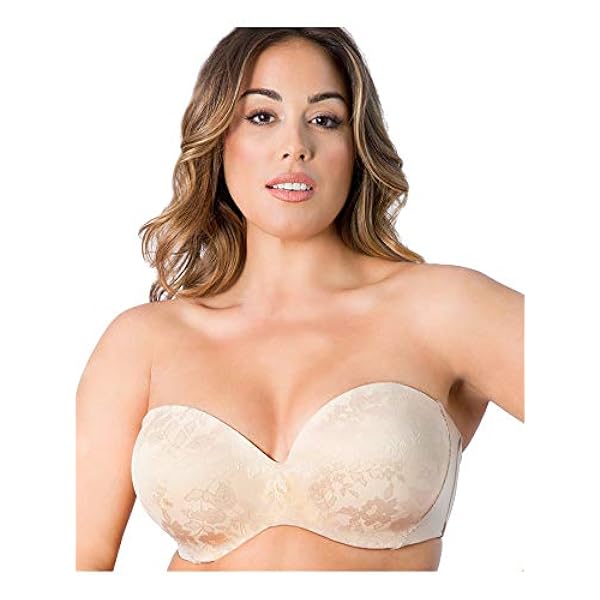 Curvy Couture Sujetador Multiposición Sensation Sin Tirantes Push Up para Mujer